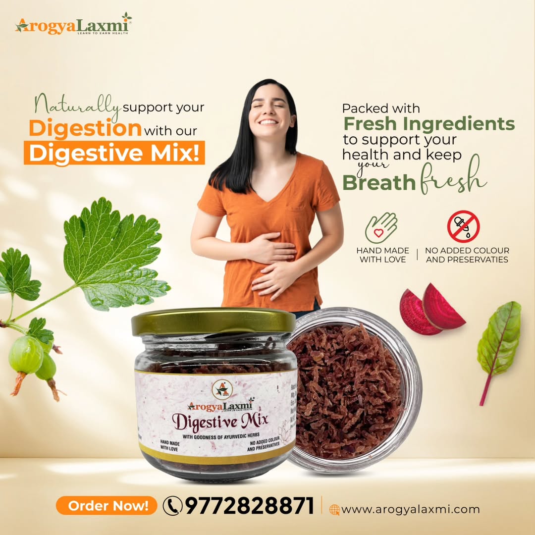 Arogyalaxmi Amla & Ajwain Botanical Spice Mix (100g)