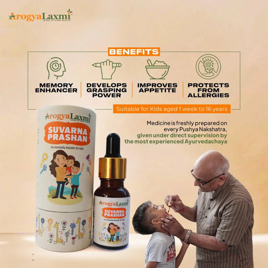 Suvarna Prashan - Classical Ayurvedic Gold Drops for Children